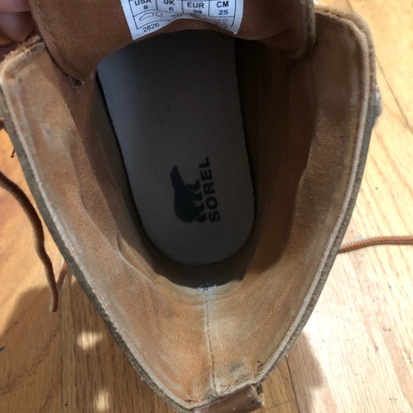 Sorel “Out N About” Waterproof Duck Boot Leather Rubber NL2133-286 US Size 8 - Picture 10 of 10